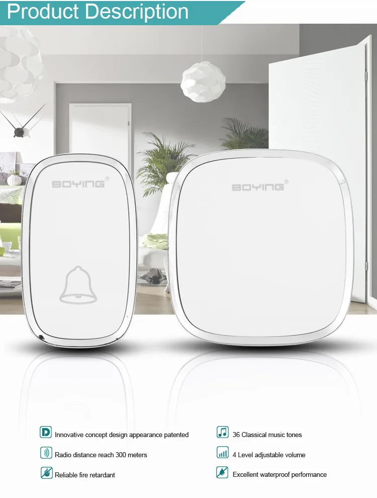 portable battery doorbell