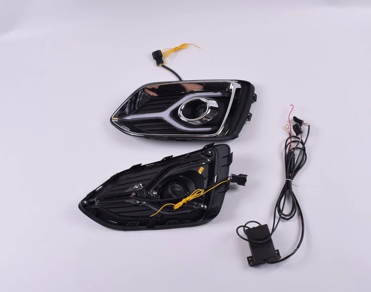 Drl Daytime Running Lights Lamps Led Fog Light For Hyundai Solaris