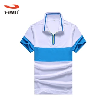 half collar golf shirt