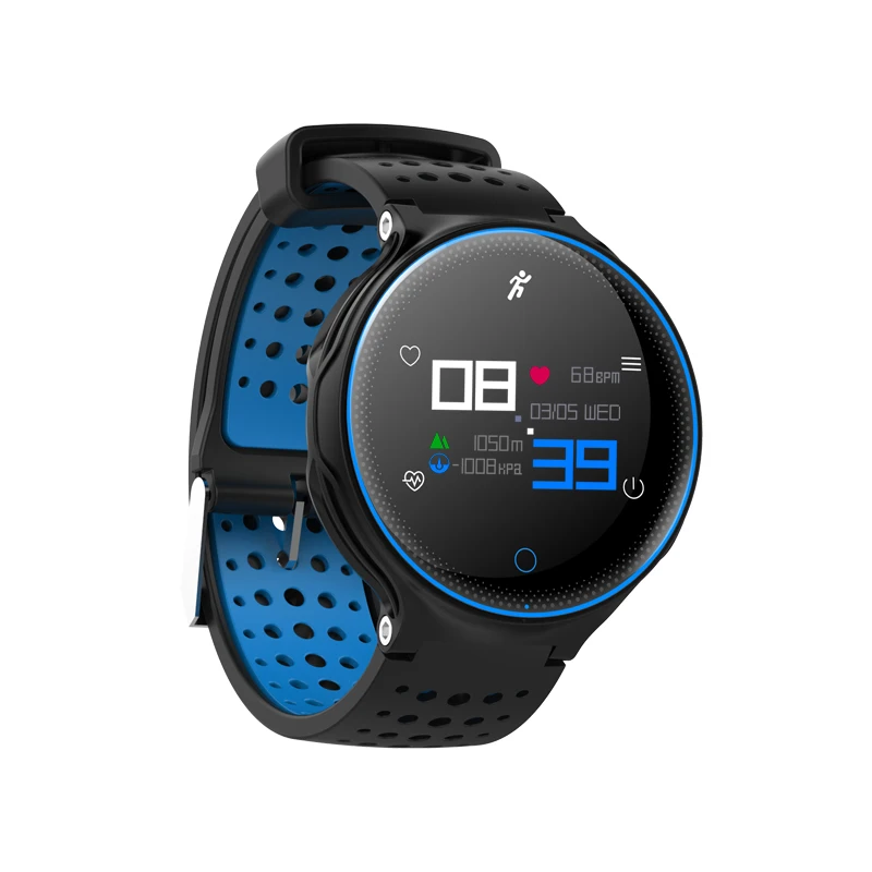 X2 Plus  IP68 Waterproof  Smart wrist watch 2018 with 480mah Battery heart rate blood pressure monitor
