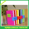custom made cheap silicone notebook,Colourful A6 Silicone Notebook,silicone note book