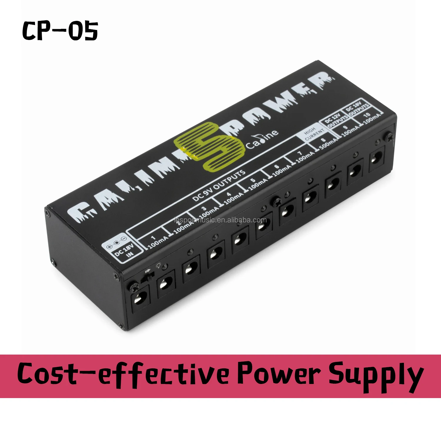 

Wholesale high quality cheap guitar Power Supply for cost-effective effect pedals, Bk