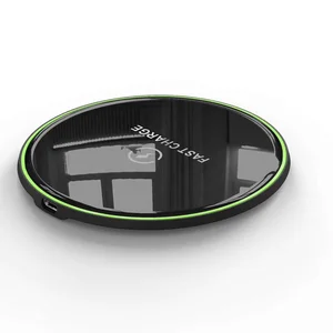 Universal Luxury Glass 10W Wireless Charger iPhone X XS