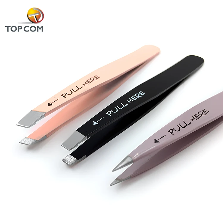 

Hot multi purpose tweezers tool set leather case, Pink and black