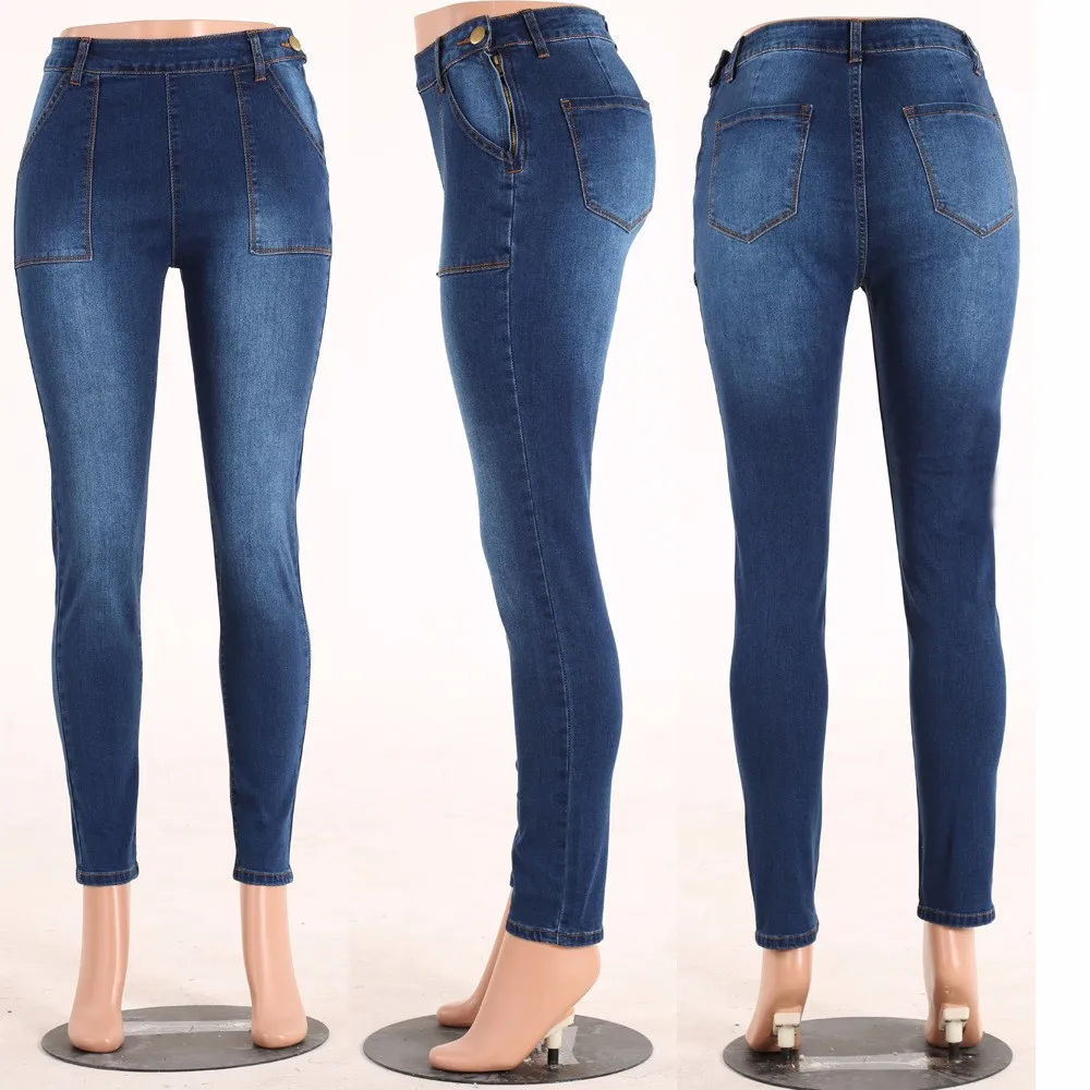 Wholesale Stock Lots Us Top Jeans High Waist Slim Fit Womens Jeans ...