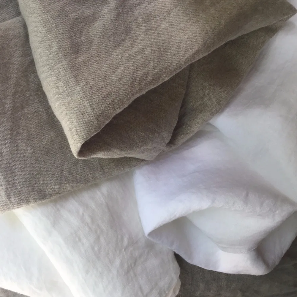 Organic 100% Flax Linen Fiber Fabric Wholesale Washed - Buy 100% Linen ...