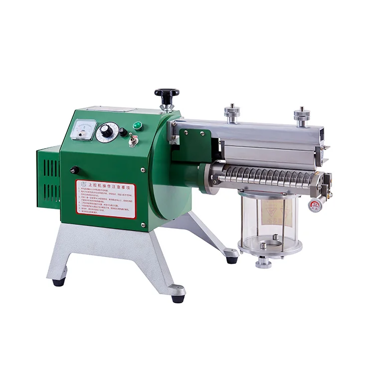 
200mm speed-adjustable gluing machine high Speed Leather Paper Gluing Machine 