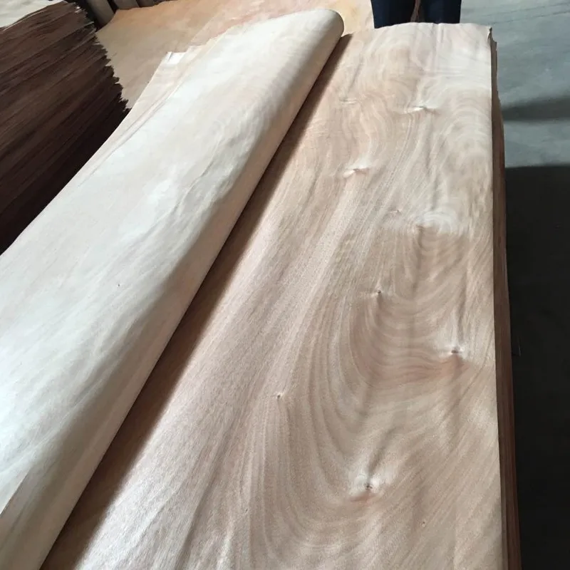 天然缅甸柚木单板冠切木材更便宜的胶合板单板