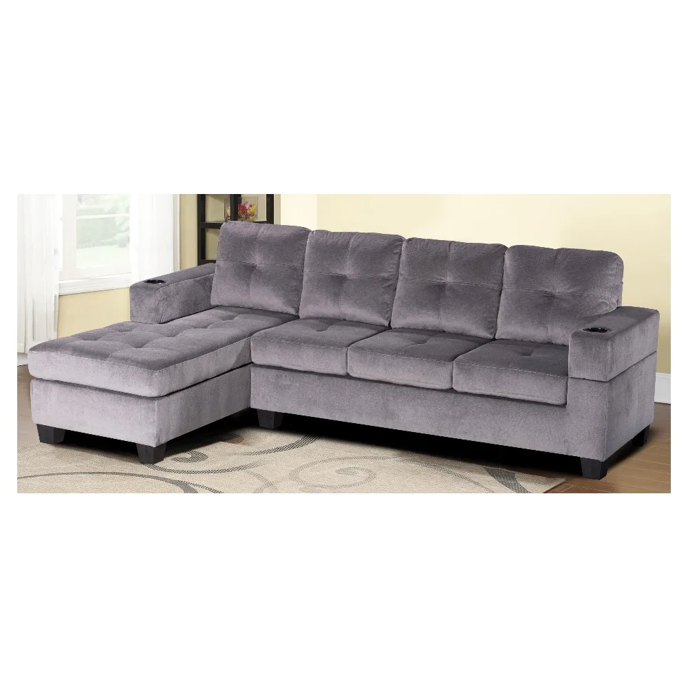 Best Selling High Quality Living Room Furniture Sofa Chaise And
