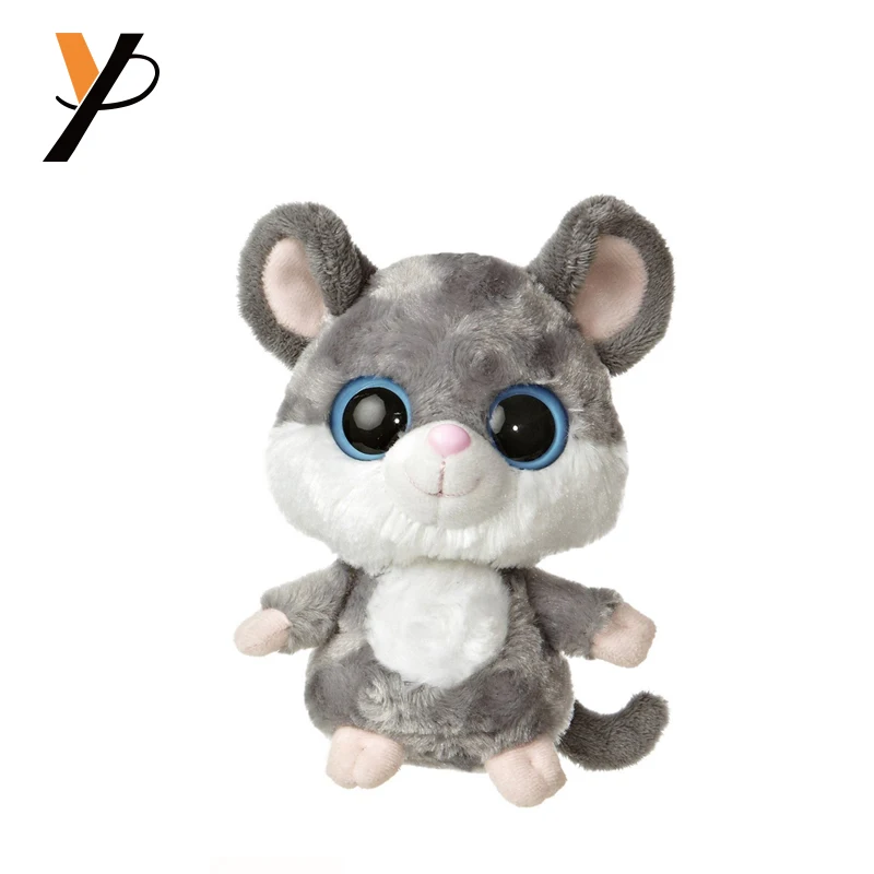 grey mouse stuffed animal