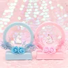 Creative bedroom lamp unicorn night light maiden heart room layout starlight Desktop decorations Musical ornaments for display