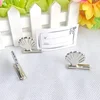 Wedding accessory Silver Plated Shell Place Card Holder bachelor party Supplies