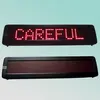 CE RoHS 7X50pixel P7.62mm red single color one line text English indoor led moving sign with remote control