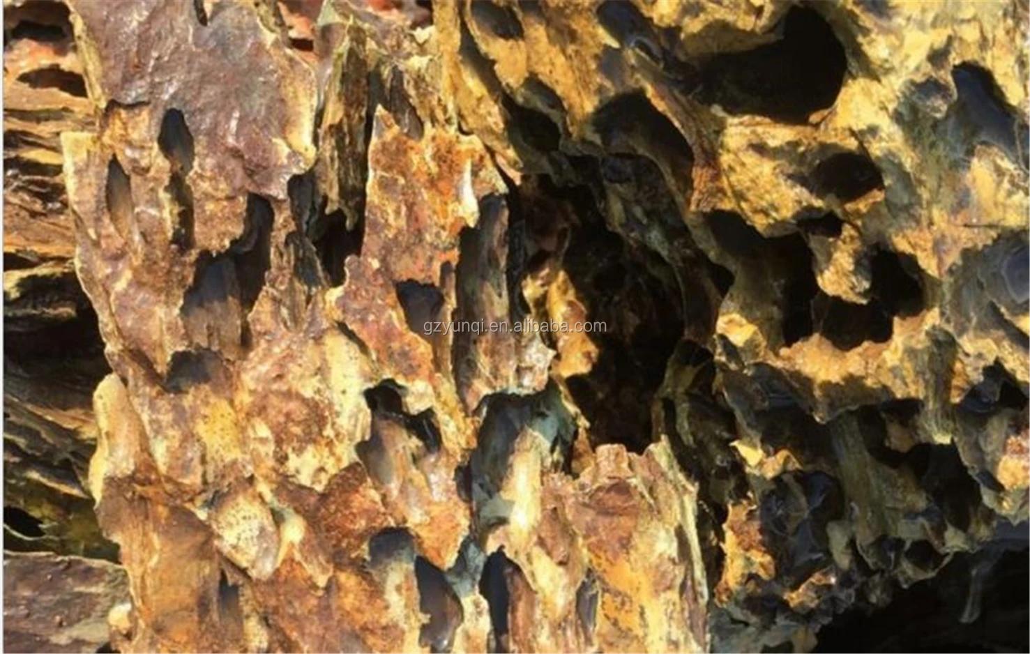 Natural Slate Stone Rocks Aquarium Dragon Stone For Decoration