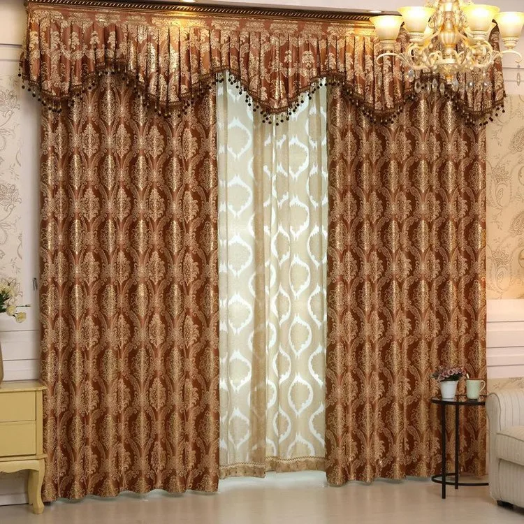 Home Goods Used Hotel Luxury Designs Fabrics Jacquard Windows Curtains
