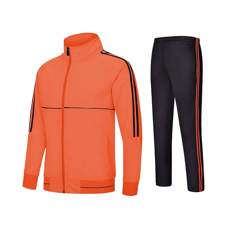 

New design dry fit blank men sportswear tracksuit orange tracksuit sets, Blue;black;red;acid blue;white;green;orange;ming blue/customized