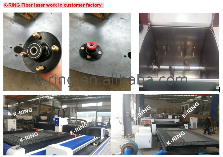 newly laser cutting machine cutting steel