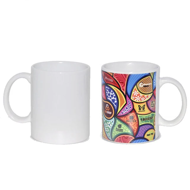 

Customized 11Oz Cheap White Ceramic Coffee Mug For Sublimation, Super white