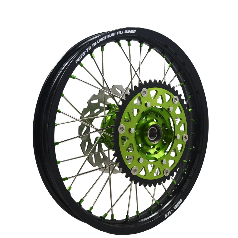 Tencasi Wheel Rim Spoke Skins Covers Wrap Decor Protector Kit for Kawasaki KX65 KX85 KX125 KX250F KX250 KX450F KLX450R KX250F Universal