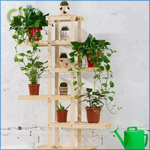 Wholesale Eudipleural Fivelayer Indoor Wooden Flower Shelf Buy