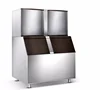 Large square commercial stainless steel industrial cube ice machine