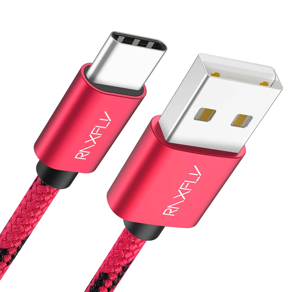 

Free Shipping 1 Sample OK RAXFLY Type C Data Transfer Short 0.5M Usb Cell Phone Charging Cables