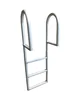 3-step aluminum marine dock ladder swimming pool ladder
