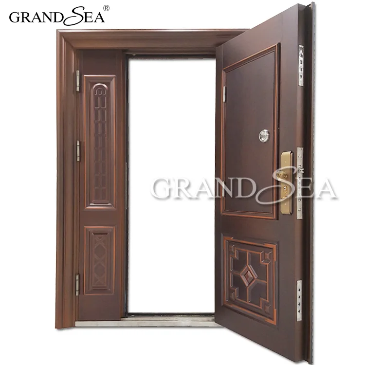 Luxury Design High Quality Low Price Single Double Exterior Security Steel Door Price - Buy Security Door,Security Door Price,Exterior Security Steel Door Price Product on Alibaba.com