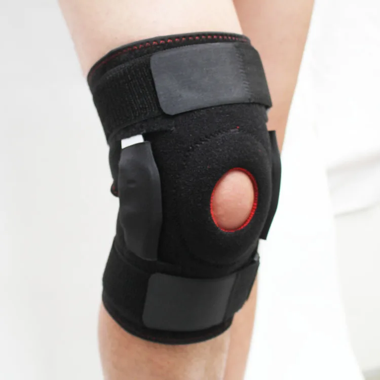 

OEM OEM Approved Safe Unloading Breathable Compression Sport Hinged Knee Support with steel plate knee brace