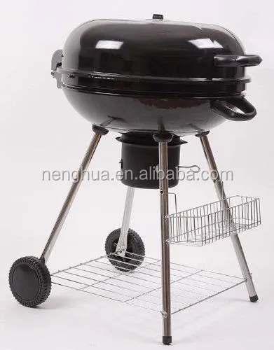 XXL Kugelgrill BBQ Grill Holzkohlegrill Grillwagen Standgrill Kohlegrill 57cm