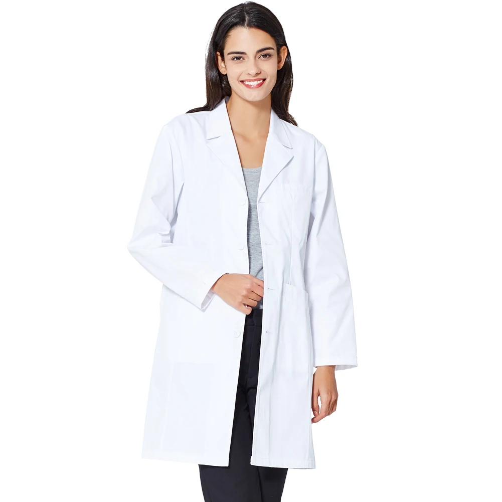 

Unisex White Acid Resistant Anti-static Electricity Doctor Uniforms Lab Coat for Sale Doctor's Overall Hospital Uniform Staff, White uniform for doctors