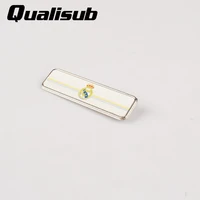 

Qualisub Silver Sublimation Pin Badge Blanks Rectangle Shape