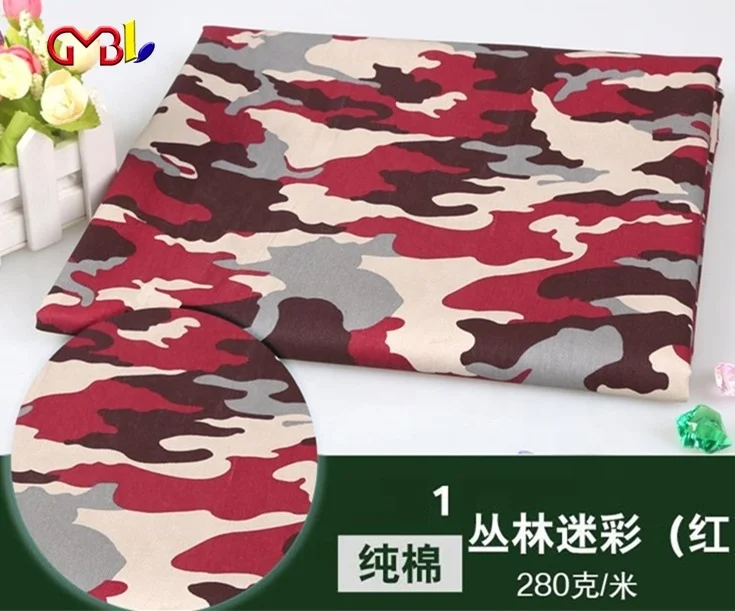 
Tear resistance 65%Polyester35%Cotton Material and Printed Pattern military camouflage ripstop fabric 