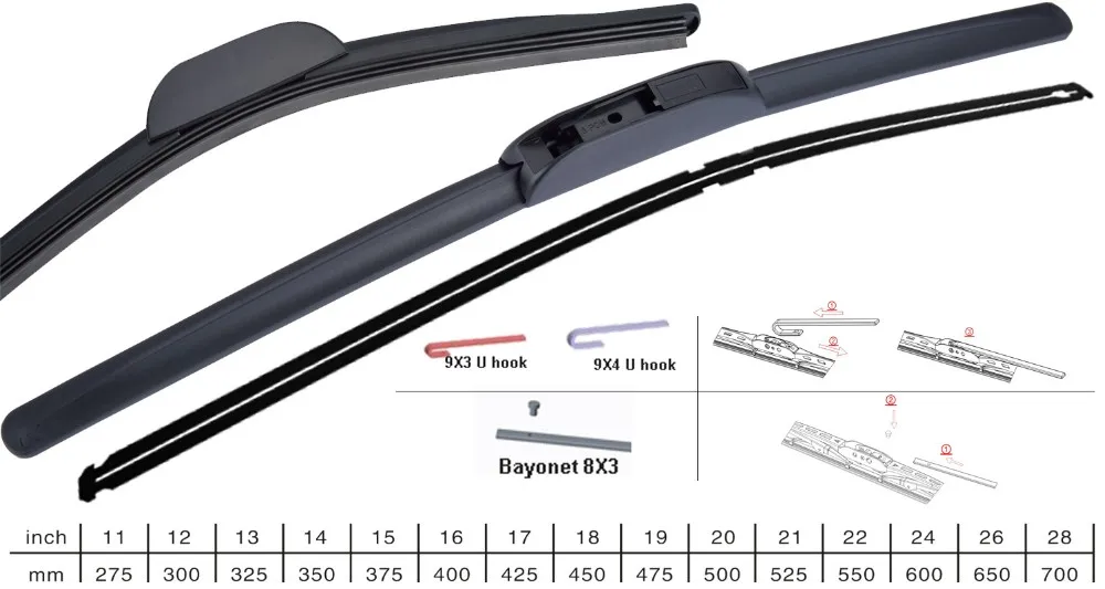 Factory Direct Sales Car Wiper,Soft Wiper,Costeffective Windscreen