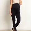 2017 New Arrival Black Basic Over Belly Maternity Legging