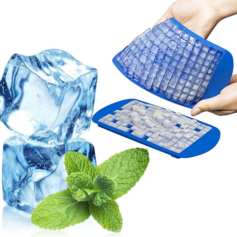 

160 Cavity Ice Mold Eco Friendly Newest High Quality Silicone Mini Ice Cube Tray