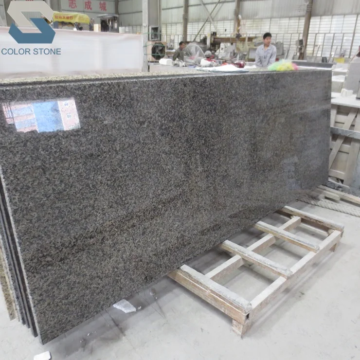 Polished Caledonia Border Granite Countertops Prices Wholesale