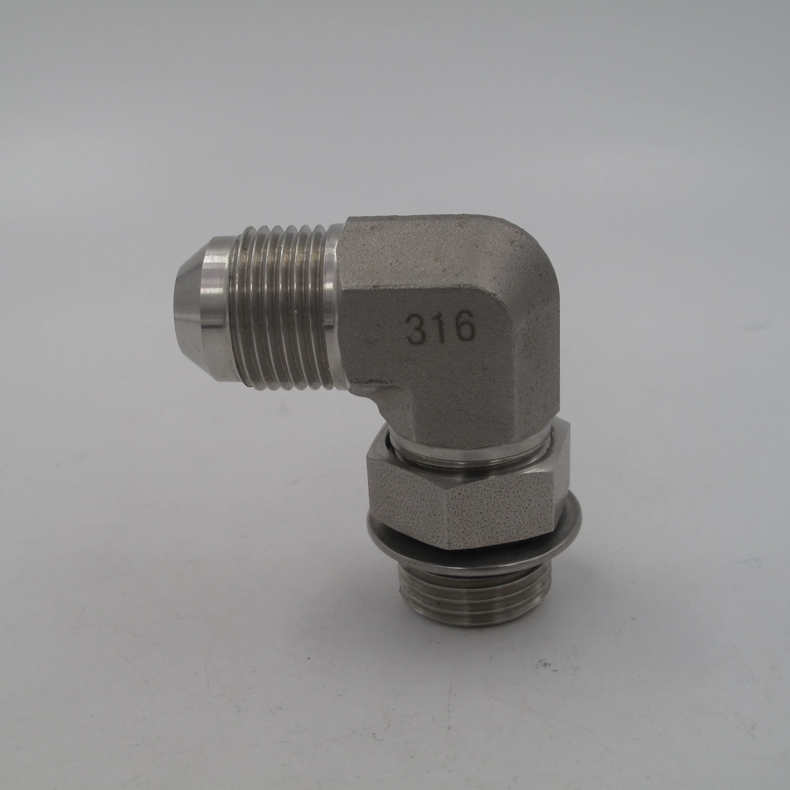 
6801 Male JIC To O-Ring Stainless Steel Adjustable sae adapter 