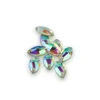 various size AB color horse eyes crystal sew on stones