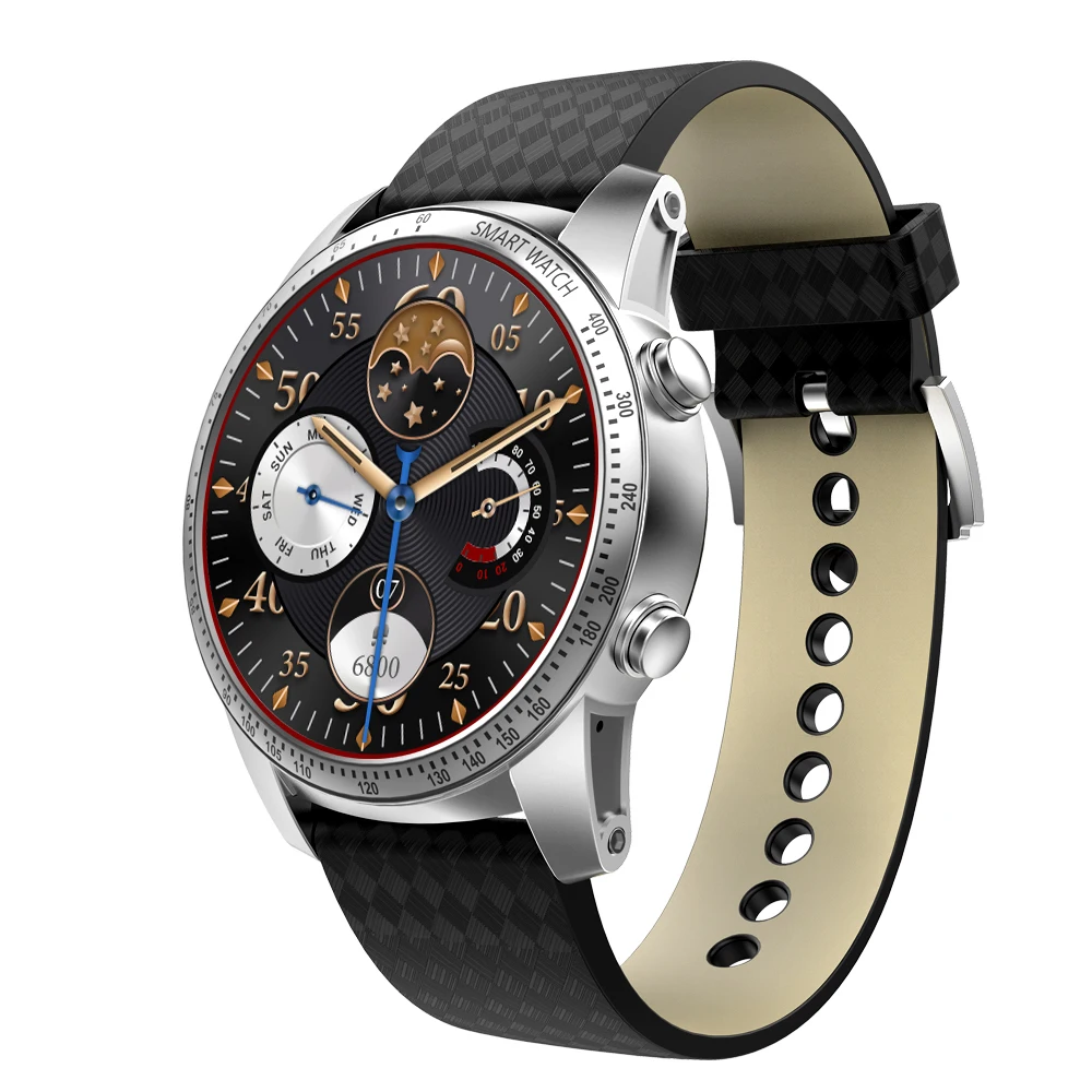

New Model Kingwear KW99 Pro MTK6580 Android 7.0 GPS Smart Watch, Custom logo smartwatch 2019, Black