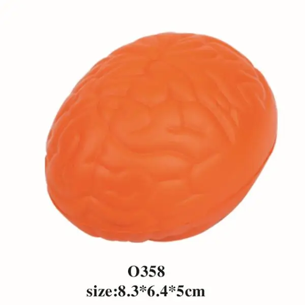 Brain Shaped PU Foam Medical Stress Ball, Promotional Gift Brain Stress Ball