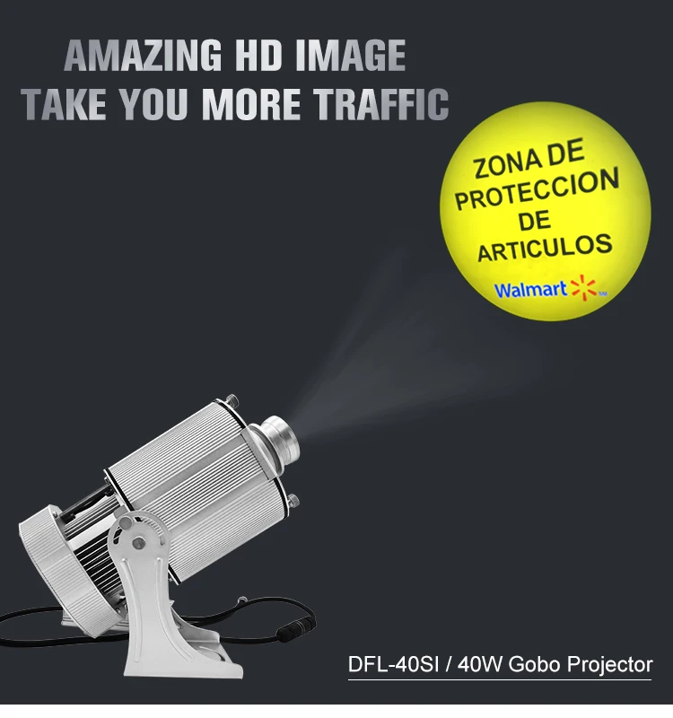 logo floor projector 40W LED outdoor gobo light waterproof IP65