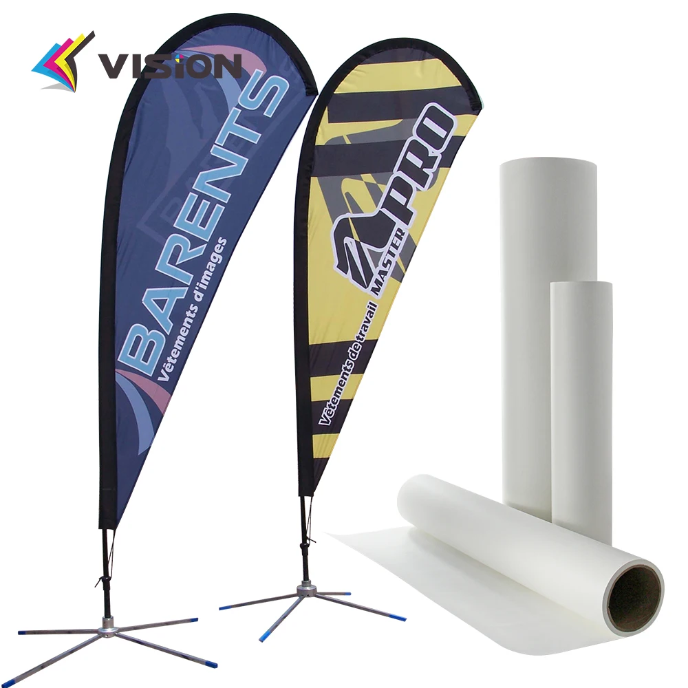 100gsm fast dry sublimation transfer paper in roll size for garments
