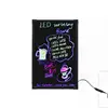 indoor outdoor Tempered Glass Aluminum Frame Display Led Sign Board Writing Led Message Board For Advertising with color pen
