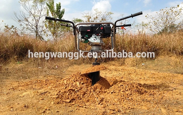 High Efficiency Post Hole Digger 62cc Posthole Earth Auger Borer Petrol Drill Bit