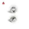 LEITE 304 Stainless Steel Lock Nut M3 M4 M5 M6 M8 M10 M12 Nylon Insert Locknut