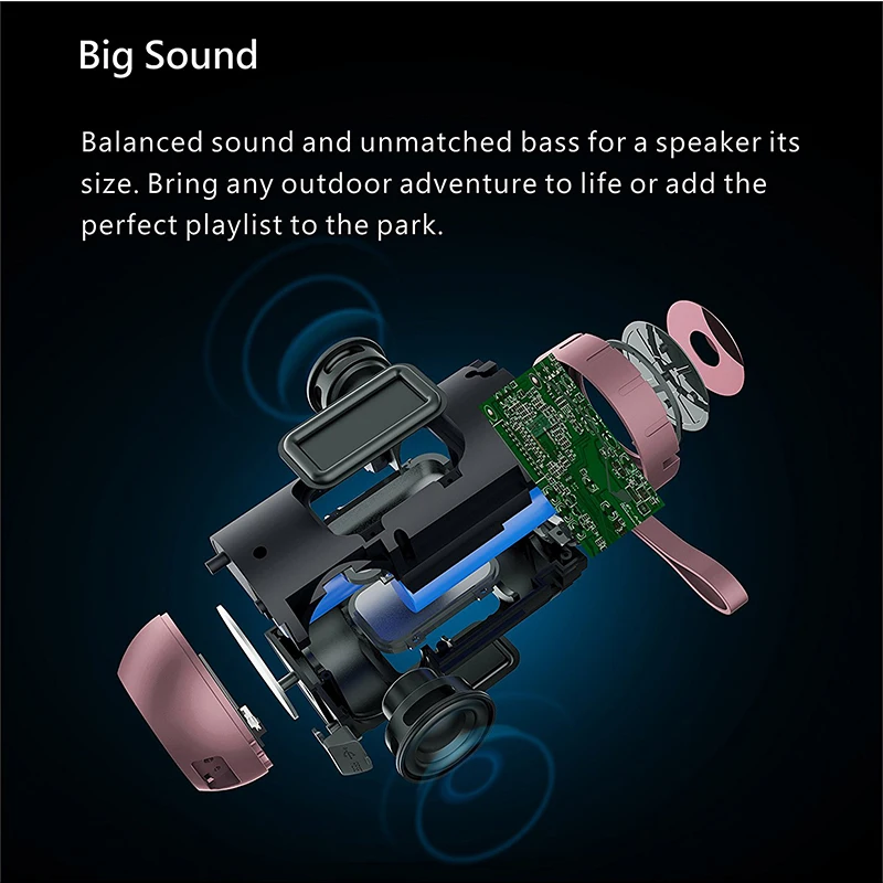 2019 high quality IP65 waterproof Portable Bocinas Bluetooth Speaker - ANKUX.COM