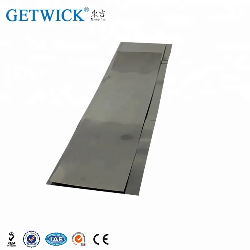 High Quality Customized T0.05mm Tungsten Ribbon Foil