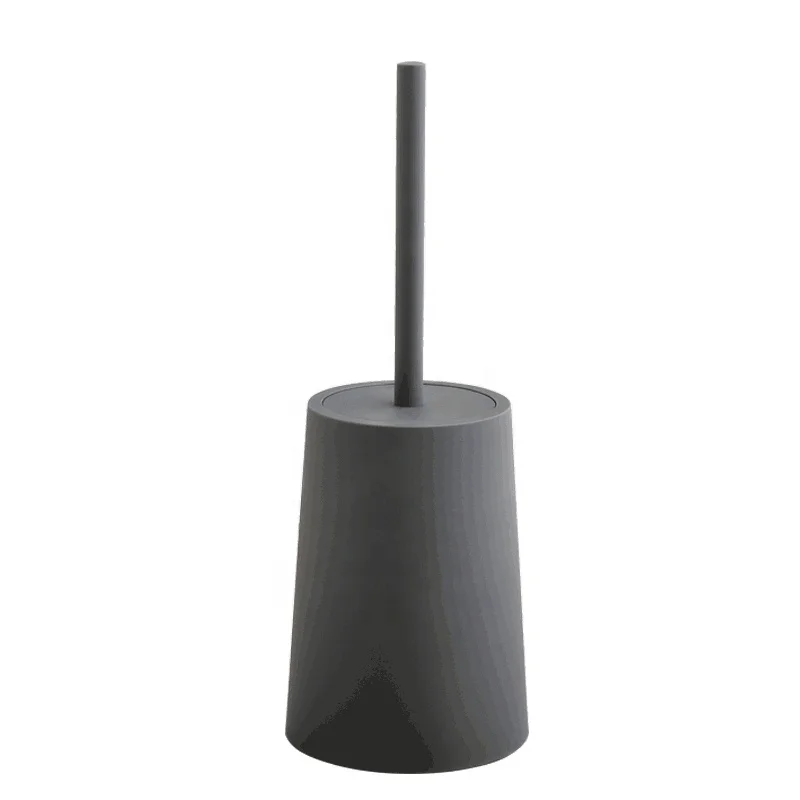 

shenzhen factory plastic bowel holder cleaning toilet brush, Black/grey/brown