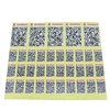 Waterproof Paper Unique Asset Labels Unique Codes Customized Qr Code